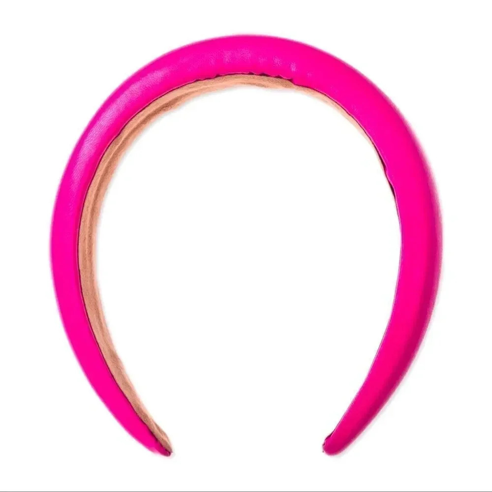 INC International Concepts Padded Fabric Headband Magenta Pink NWT - Picture 2 of 8